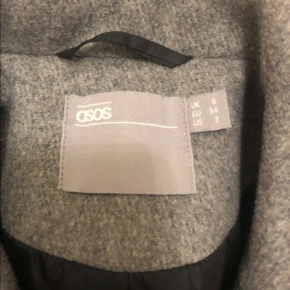 Excellent condition ASOS wool coat - Picture 2 of 8